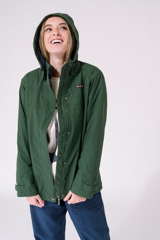 Parca com capuz - Verde