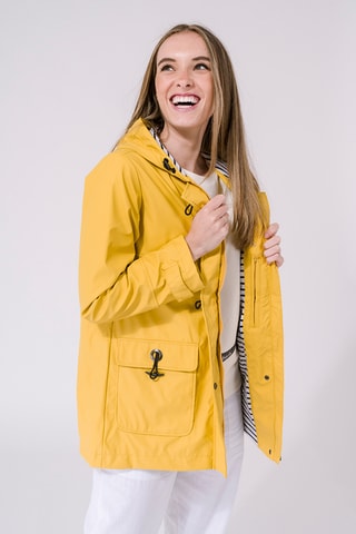 Parca com capuz - Amarelo