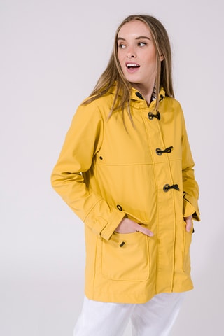 Parca com capuz - Amarelo