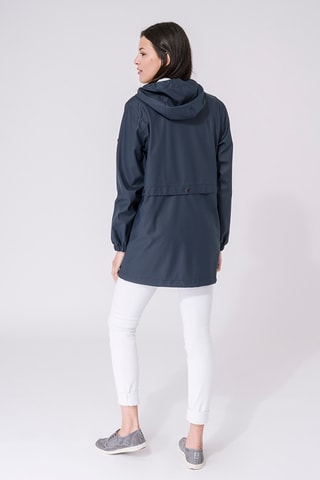 Parca com capuz - Azul-marinho