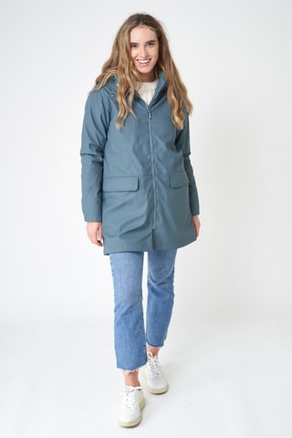 Parca com capuz - Cinzento