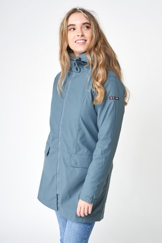 Parca com capuz - Cinzento