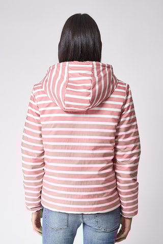 Blusão reversível - Azul-marinho e rosa