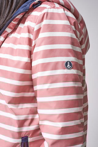 Blusão reversível - Azul-marinho e rosa