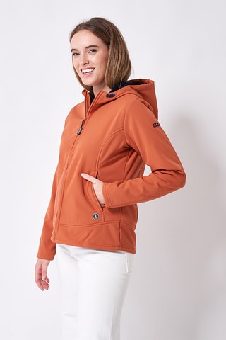 Impermeável Softshell - Vermelho-tijolo