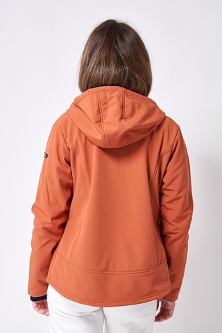 Impermeável Softshell - Vermelho-tijolo