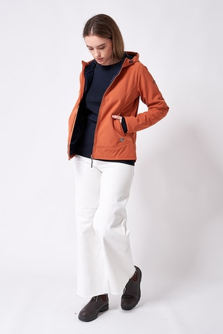 Impermeável Softshell - Vermelho-tijolo