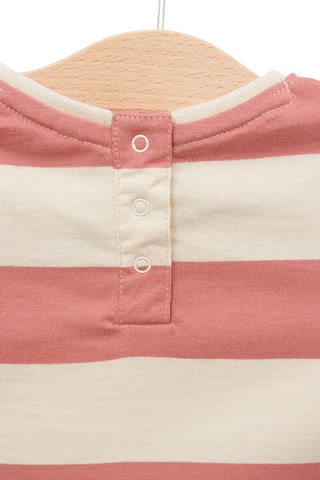 Blusa - Vermelho-tijolo e cru