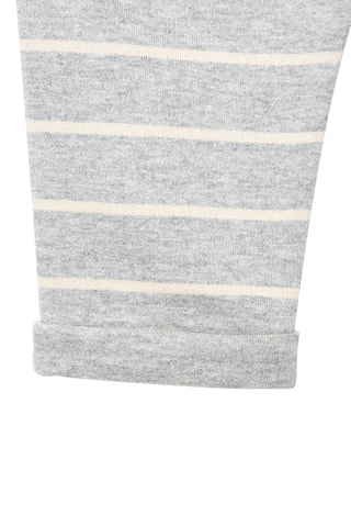 Calças - Cinzento mesclado e cru