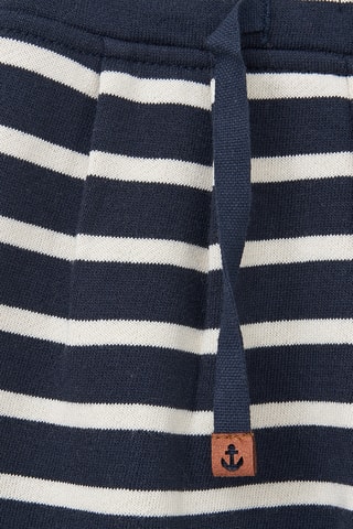 Calças - Azul-marinho e cru