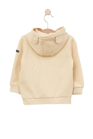 Sweat com capuz - Bege