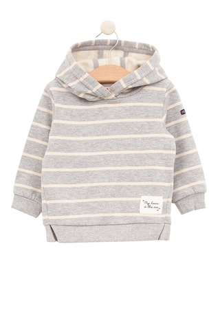 Sweat com capuz - Cinzento