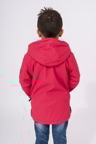 Impermeável com capuz - Vermelho