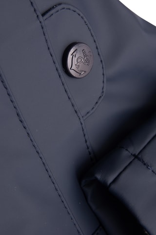 Impermeável com capuz - Azul-marinho