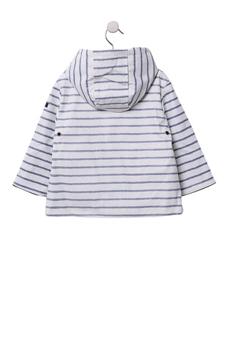 Impermeável com capuz - Branco