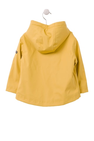 Impermeável com capuz - Amarelo