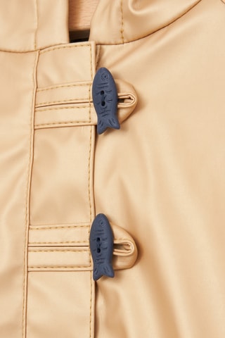 Impermeável com capuz - Dourado