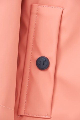 Impermeável com capuz - Salmão