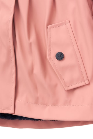 Impermeável com capuz - Rosa