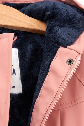 Impermeável com capuz - Rosa