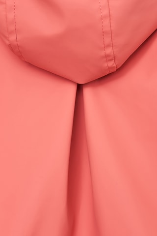 Impermeável com capuz - Coral
