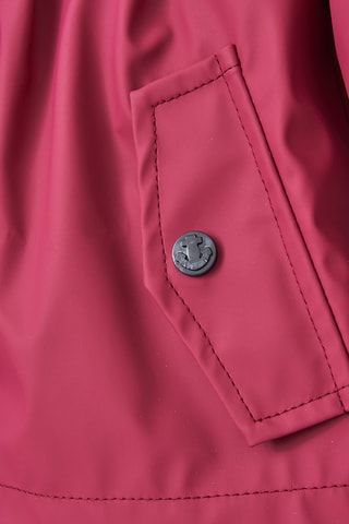 Impermeável com capuz - Bordô