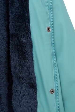 Impermeável com capuz - Verde-água