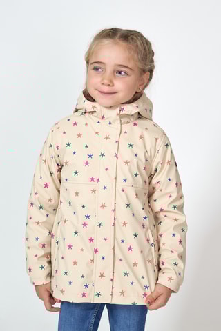 Impermeável com capuz - Bege