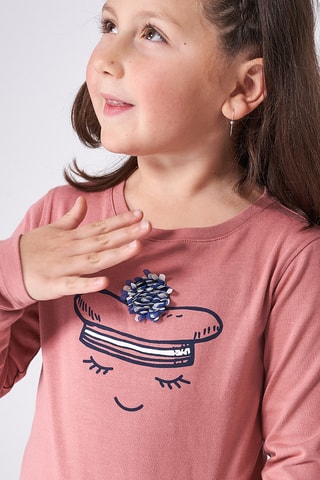 T-shirt - Rosa-velho