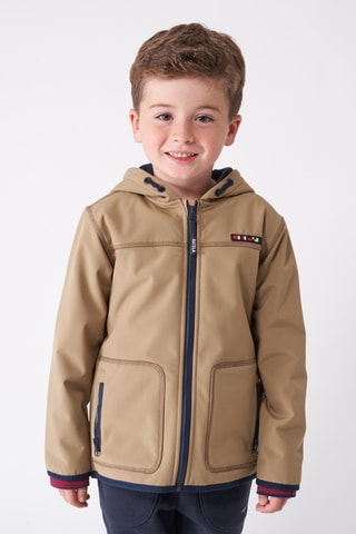 Parca SoftshellSoftshell com capuz - Bege