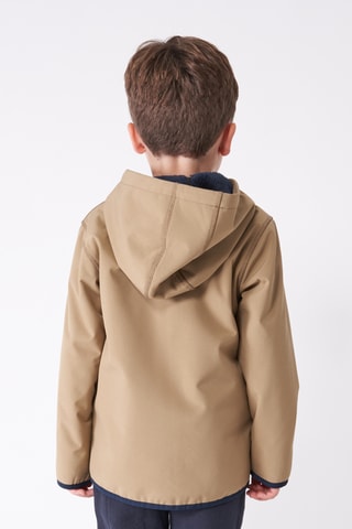 Parca SoftshellSoftshell com capuz - Bege