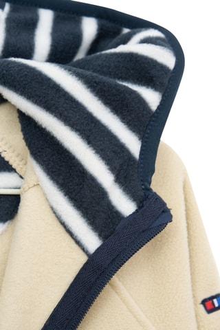 Sweat polar com capuz - Bege