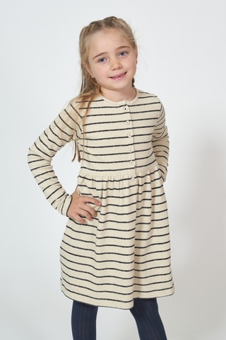 Vestido - Bege e preto