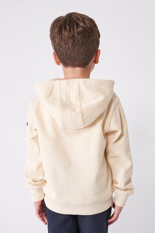 Sweat com capuz - Bege