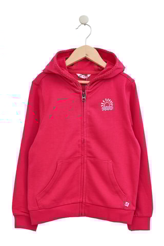 Sweat com capuz - Vermelho