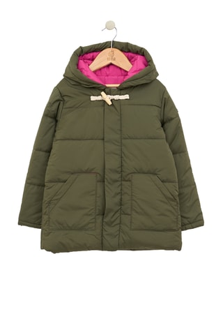 Blusão com capuz - Verde-azeitona