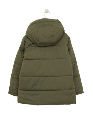 Blusão com capuz - Verde-azeitona