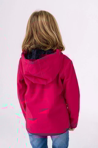 Impermeável Softshell com capuz - Fúcsia