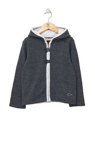 Casaco com capuz - Antracite