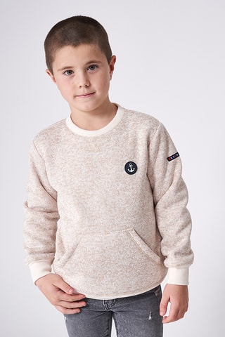 Sweat polar - Bege ­mesclado