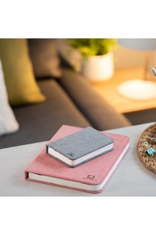 Candeeiro pequeno em forma de livro Smart Cinzento