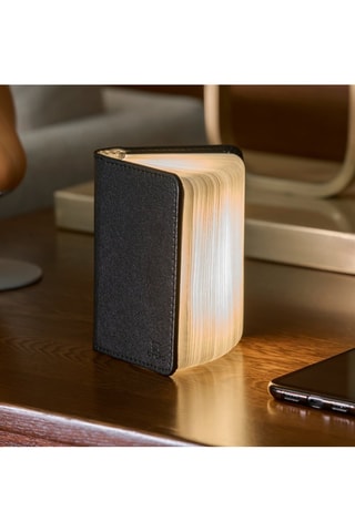 Candeeiro em forma de livro Smart Preto e branco