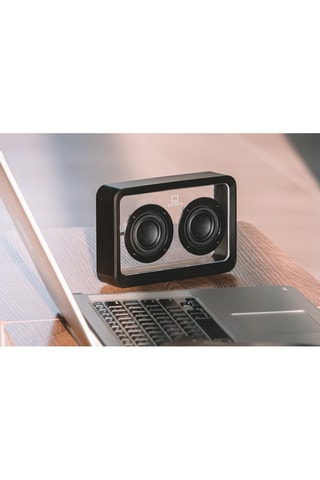 Coluna transparente Mage - Preto