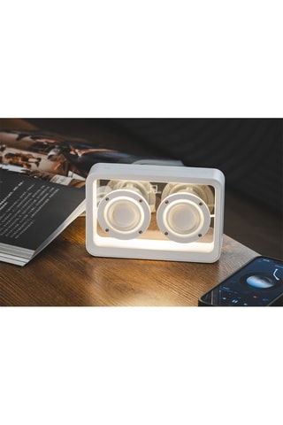 Coluna transparente Mage - Branco