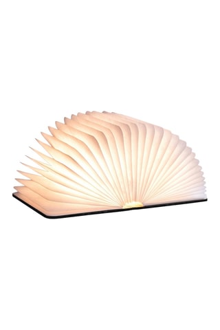 Candeeiro pequeno em forma de livro Smart Preto e branco