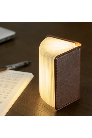 Candeeiro em forma de livro Smart Castanho e branco