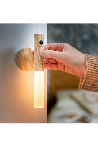 Candeeiro de parede bâton em madeira de freixo Smart Branco