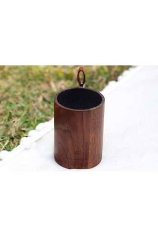 Candeeiro e coluna sem fios Nogueira