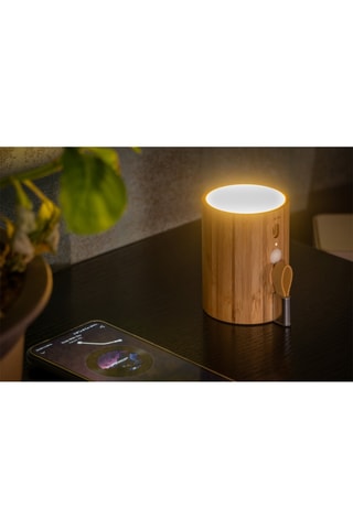 Candeeiro e coluna sem fios Bambu