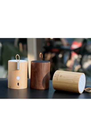 Candeeiro e coluna sem fios Bambu